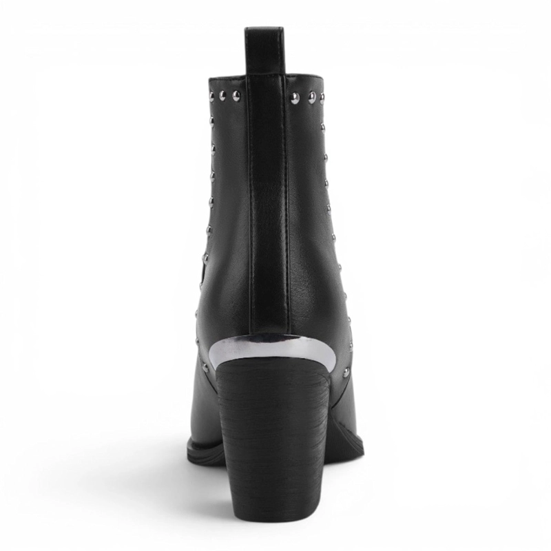 BOTINES MUJER VIA UNO NEGRO - 4