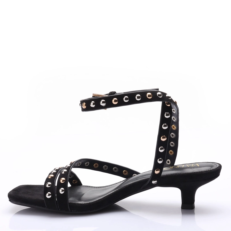 SANDALIAS MUJER VIA UNO NEGRO - 3