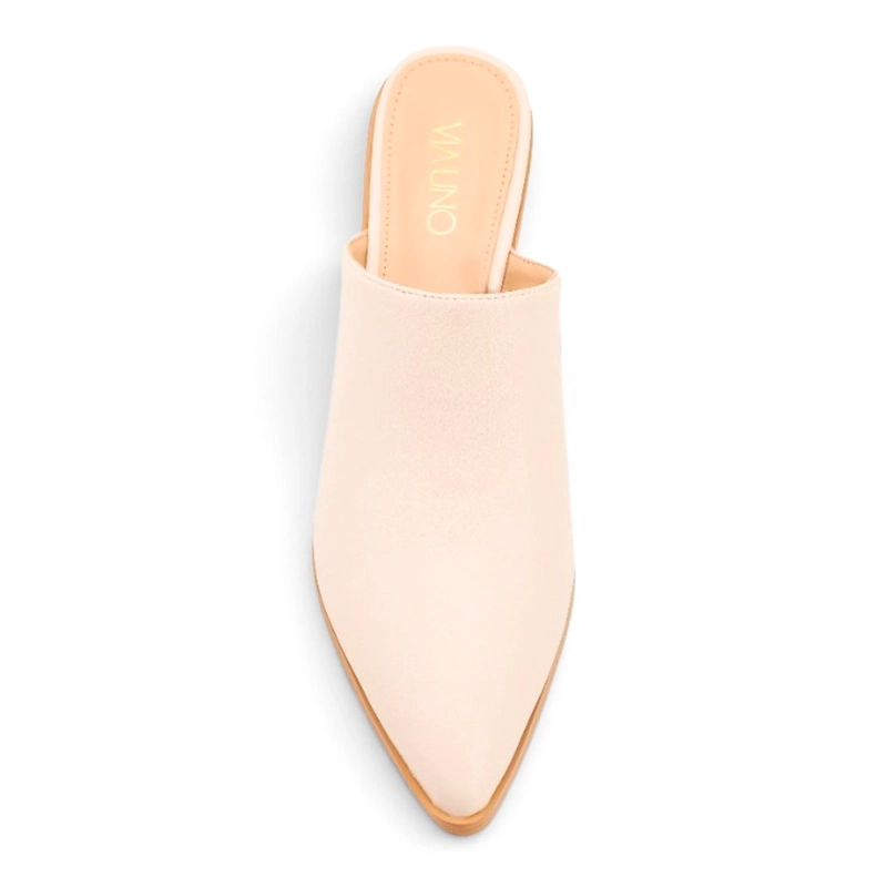 ZAPATOS MUJER VIA UNO CREMA - 4