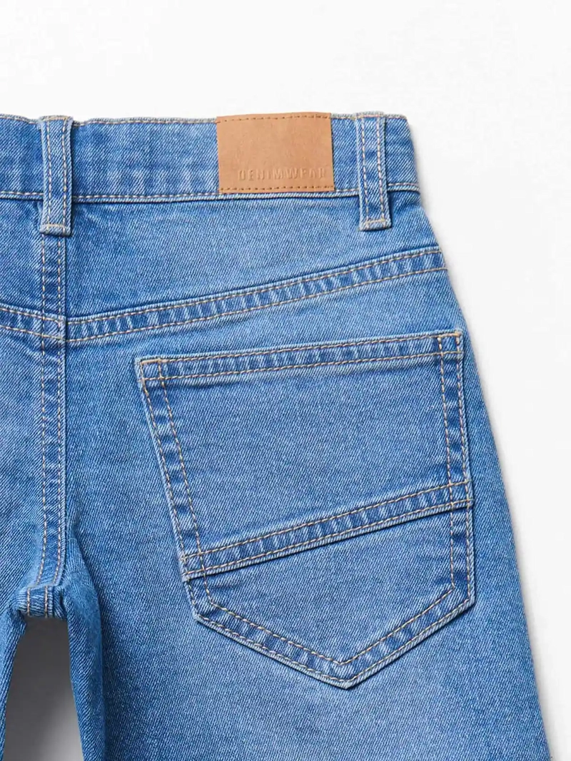 SHORT NIÑO SFERA TEJIDO DENIM 5 BOLSILLOS - 4