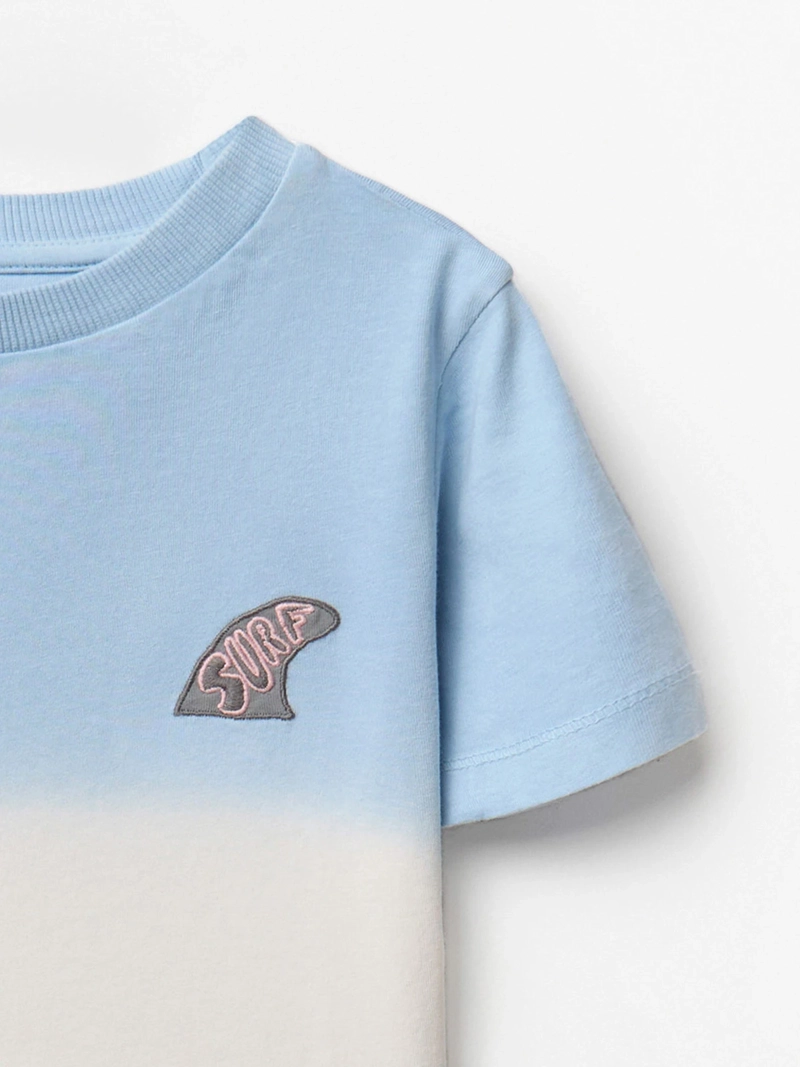 POLERA NIÑO SFERA MANGA CORTA ESTAMPADO DEGRADADO - 6