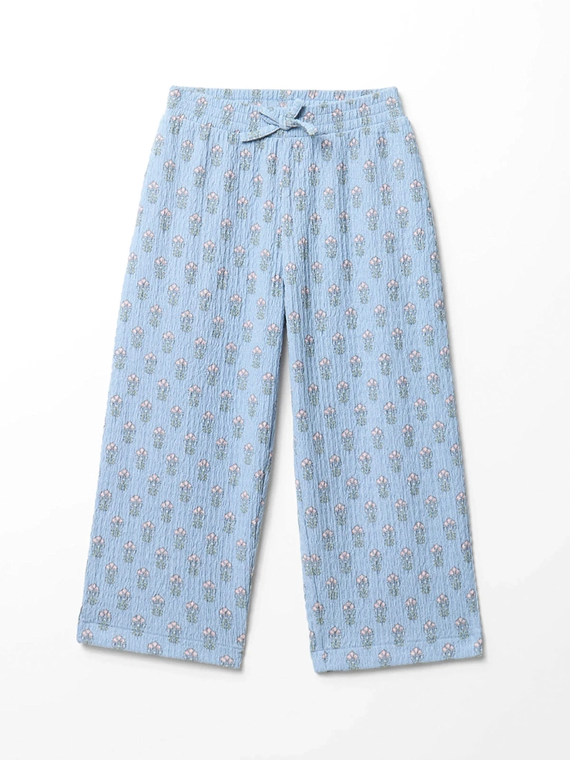 PANTALÓN NIÑA SFERA PRINT FLORES  - 1