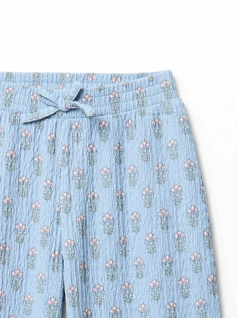 PANTALÓN NIÑA SFERA PRINT FLORES  - 2