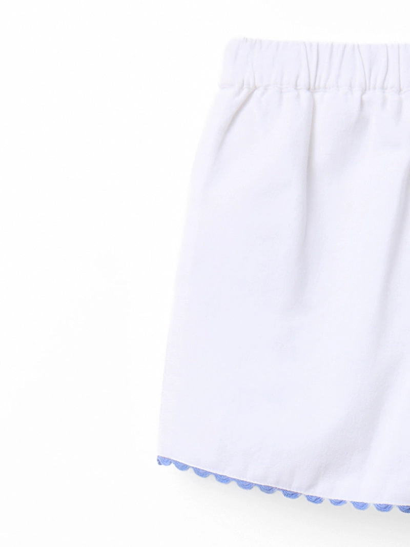 SHORT NIÑA SFERA BOLSILLO DELANTERO CON BORDADO - 7