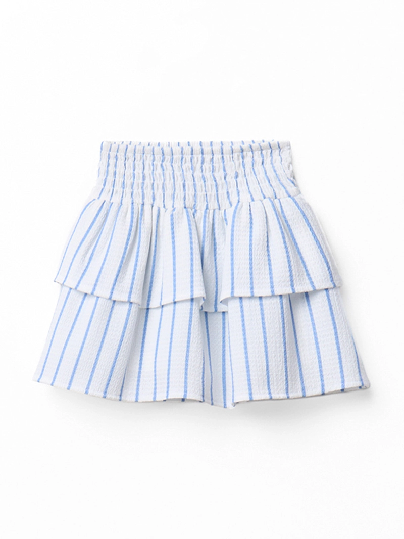 FALDA PANTALÓN NIÑA SFERA CON VOLANTES Y CINTURA ELÁSTICA - 1