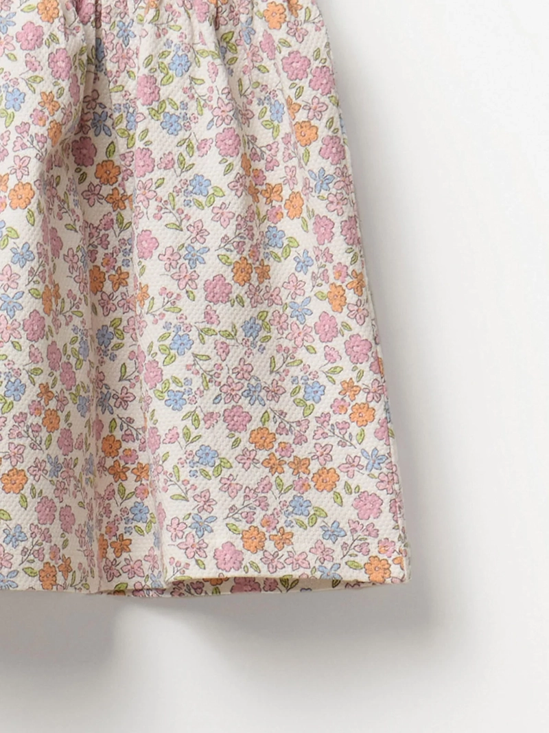 VESTIDO NIÑA SFERA ESTAMPADO FLORES - 3