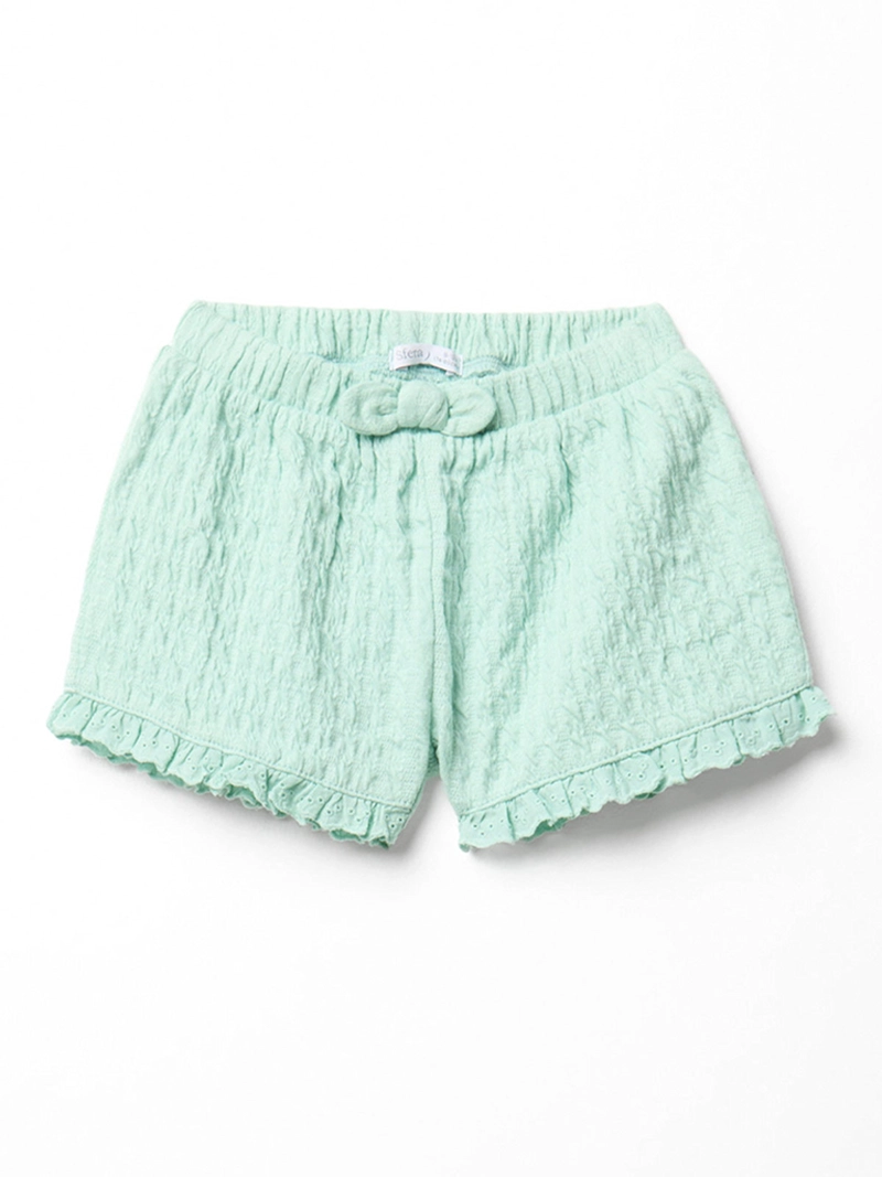PANTALÓN BEBÉ NIÑA SFERA CORTO CINTURA ELÁSTICA - 1