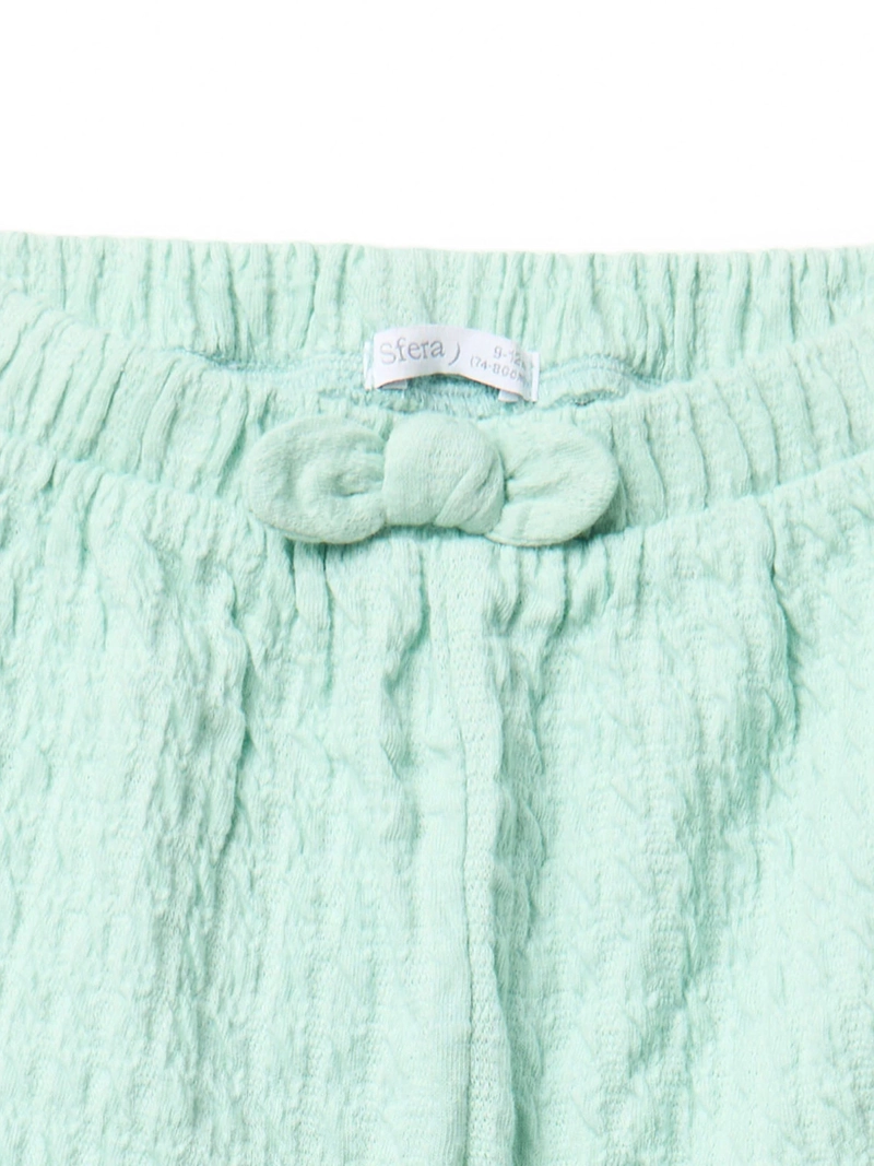 PANTALÓN BEBÉ NIÑA SFERA CORTO CINTURA ELÁSTICA - 2