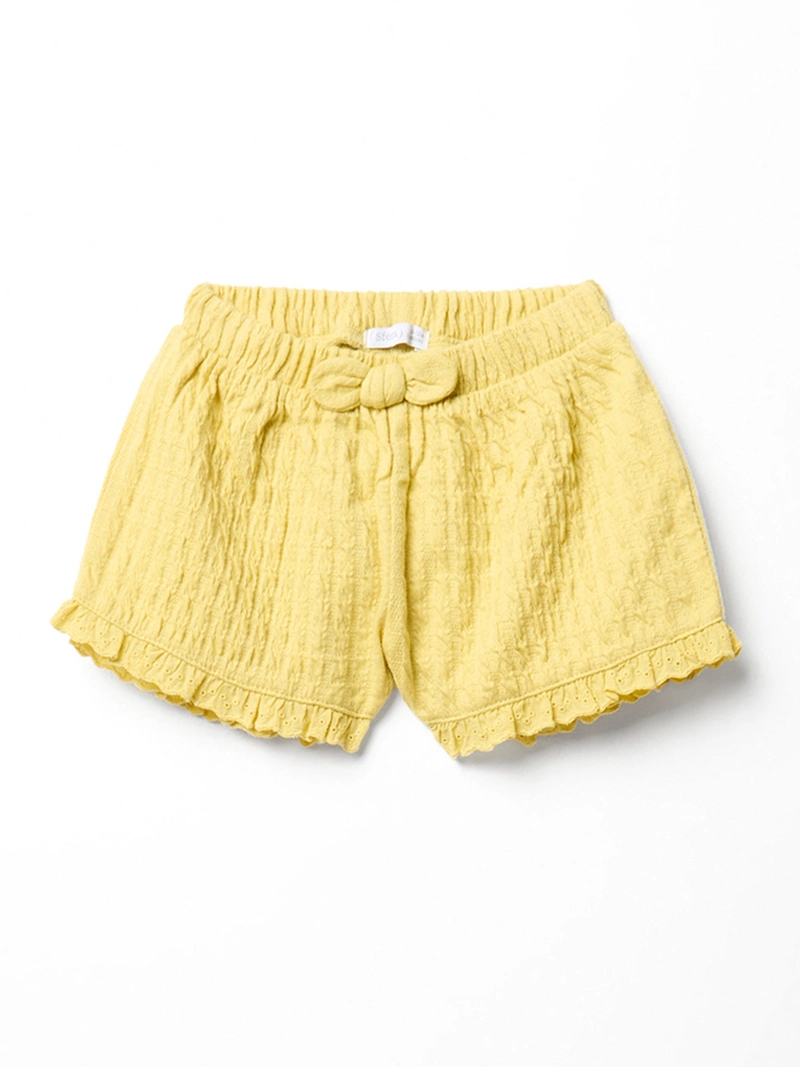 PANTALÓN BEBÉ NIÑA SFERA DETALLE LAZO EN CINTURA - 6