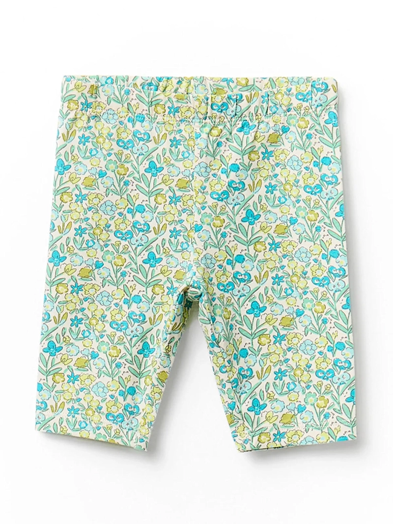 CONJUNTO BEBÉ NIÑA SFERA POLERA VOLANTES Y LEGGINS ESTAMPADO FLORES - 3