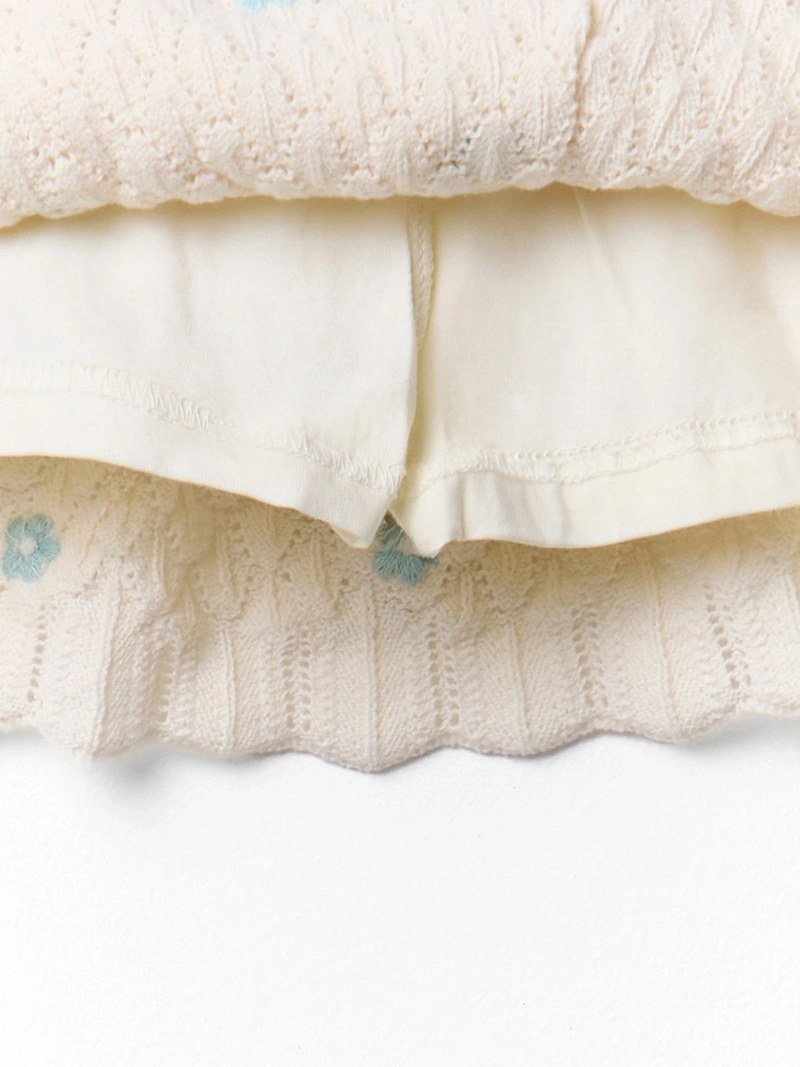 FALDA PANTALÓN BEBÉ NIÑA SFERA DETALLE BORDADOS - 3