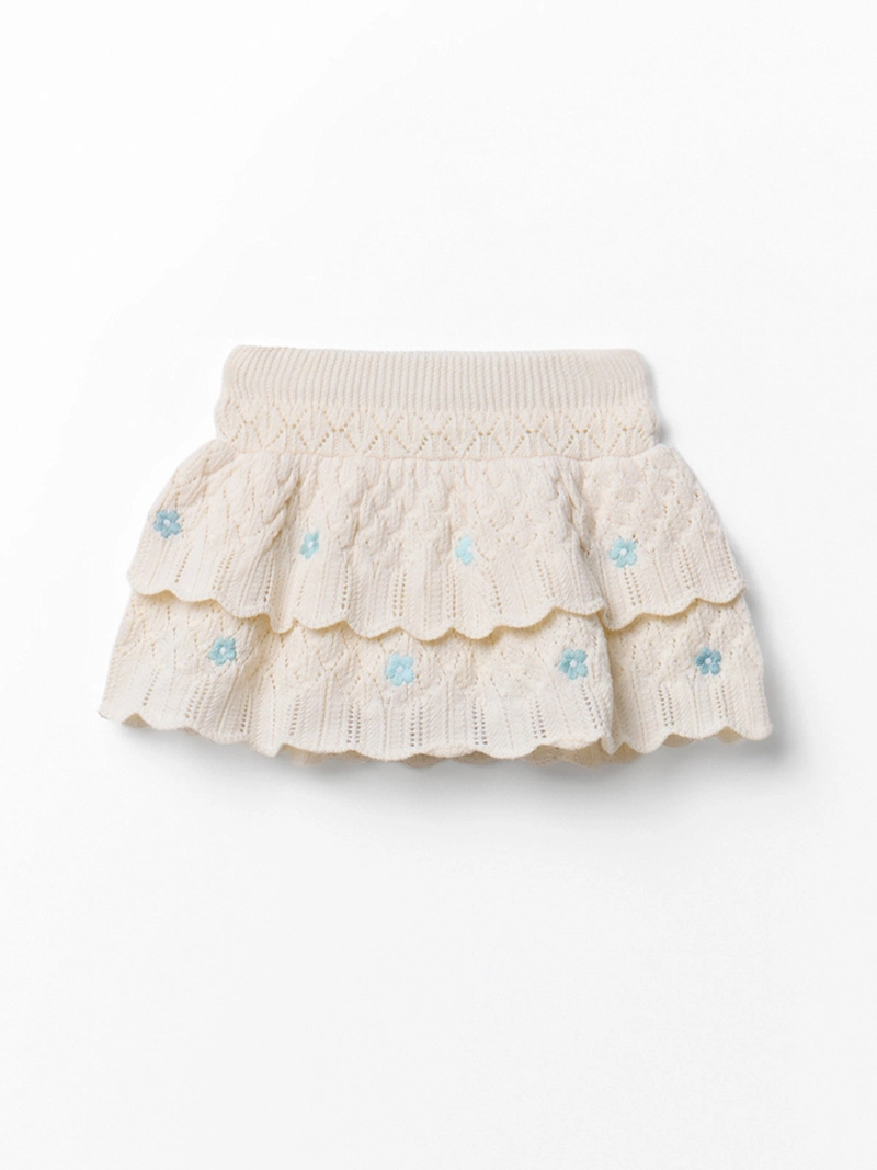 FALDA PANTALÓN BEBÉ NIÑA SFERA DETALLE BORDADOS - 1