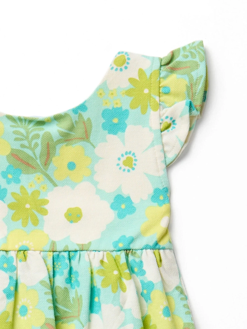 VESTIDO BEBÉ NIÑA SFERA ESTAMPADO TEJIDO PIQUÉ ALGODÓN - 5