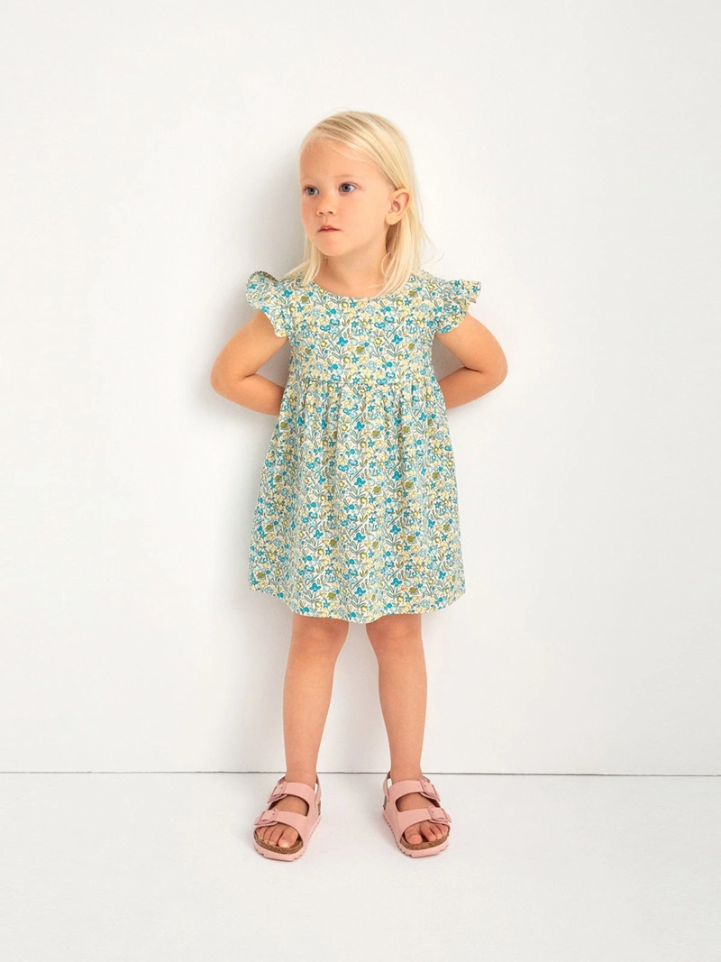 VESTIDO BEBÉ NIÑA SFERA MANGA CORTA ESTAMPADO - 1