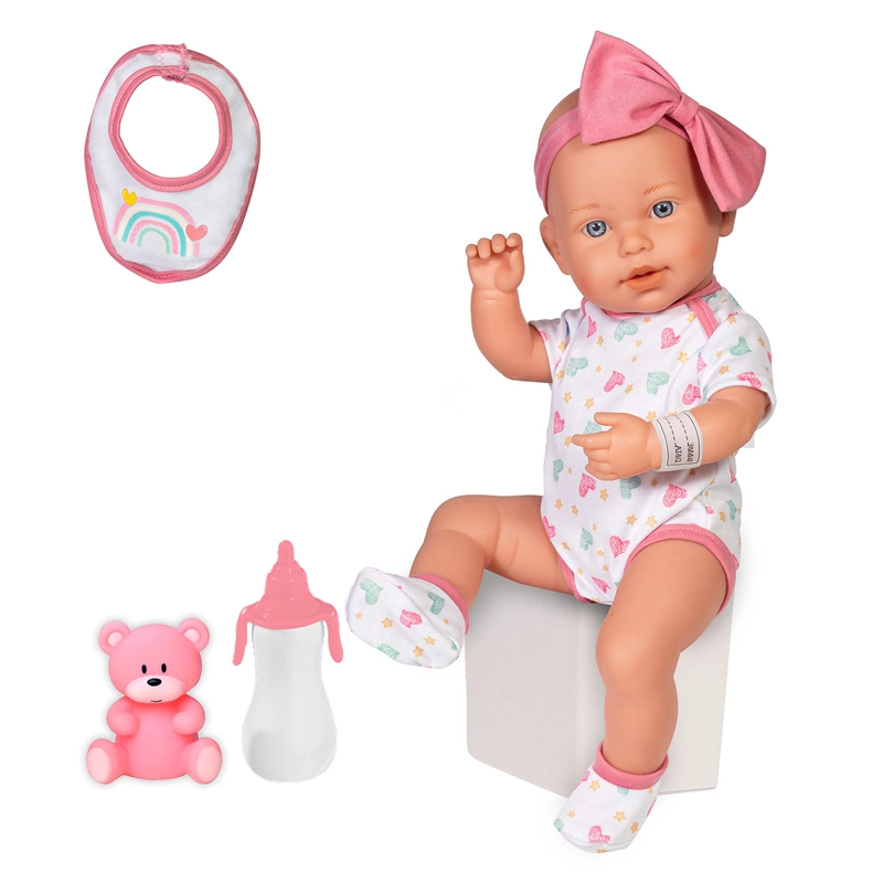 MUÑECA HARVEST BABERO BIBERÓN 42 CM - 1