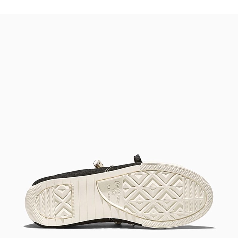 ZAPATILLAS MUJER CONVERSE URBANAS NEGRO CHUCK TAYLOR LO CUERO - 4