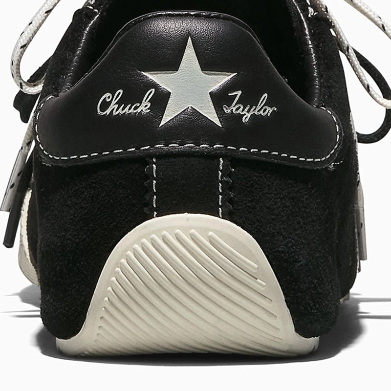 ZAPATILLAS MUJER CONVERSE URBANAS NEGRO CHUCK TAYLOR LO CUERO - 5