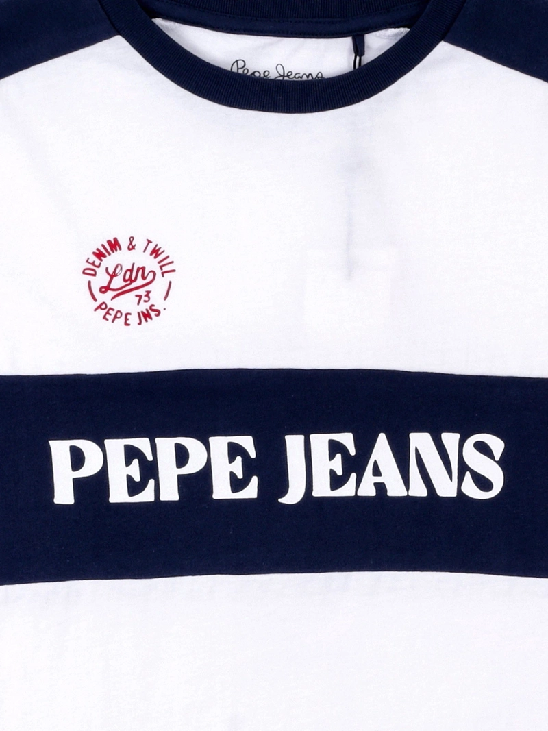POLERA NIÑO PEPE JEANS MANGA CORTA ALGODÓN - 3