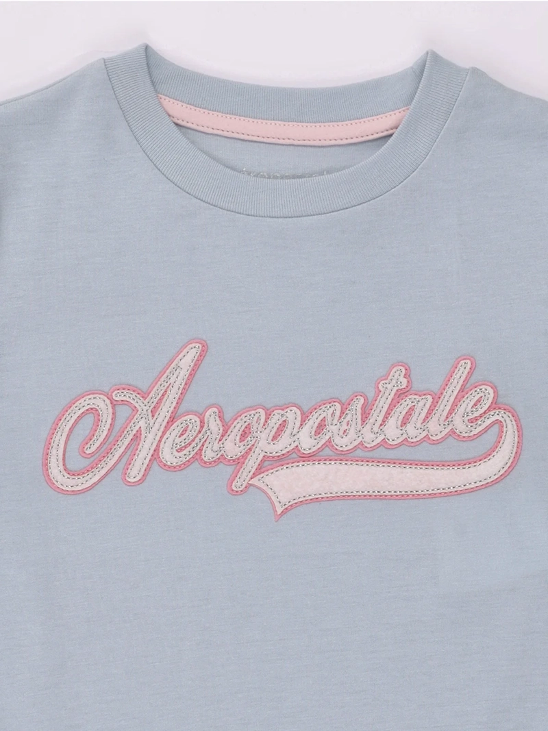 POLERA NIÑA AEROPOSTALE MANGA CORTA APLICACIÓN - 3