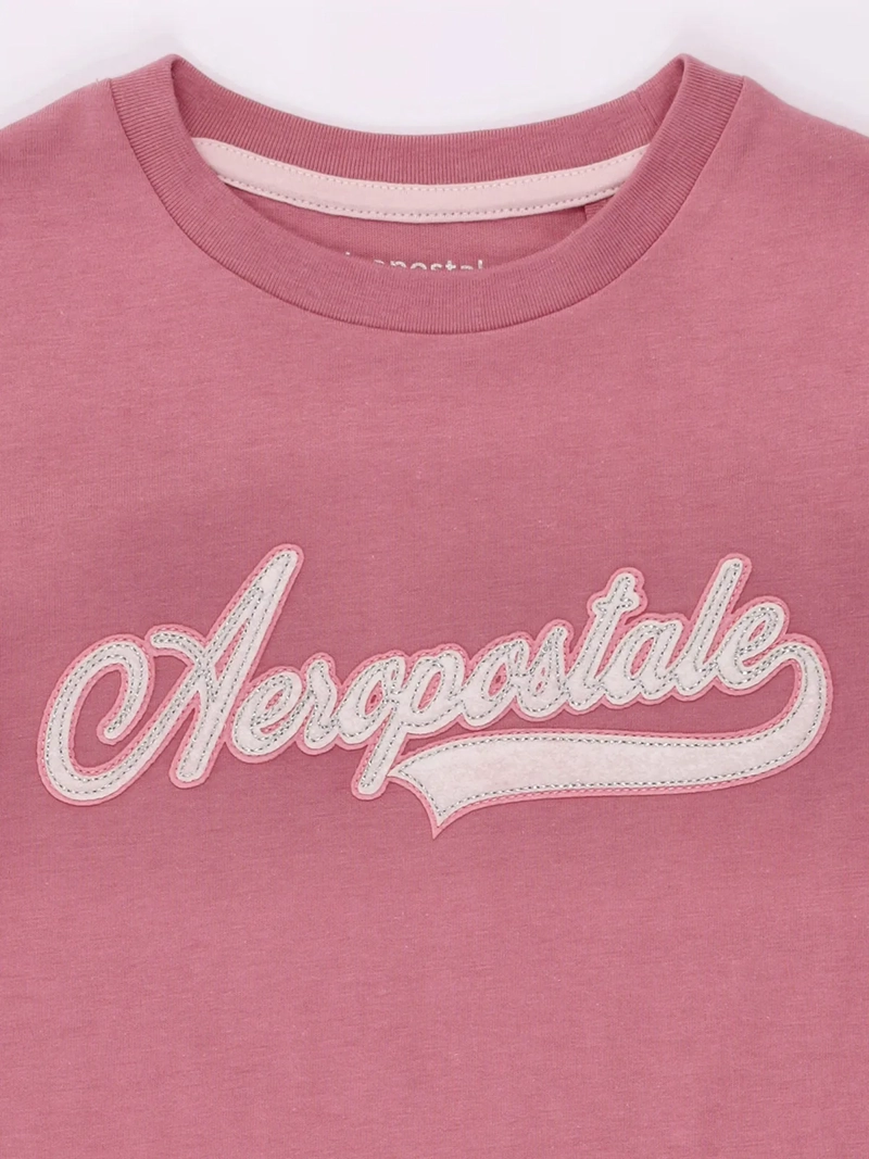 POLERA NIÑA AEROPOSTALE MANGA CORTA APLICACIÓN - 3