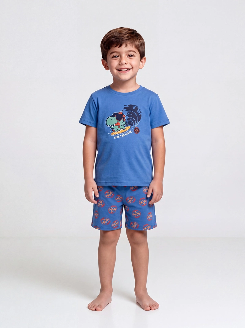 PIJAMA NIÑO HARVEST CORTO
