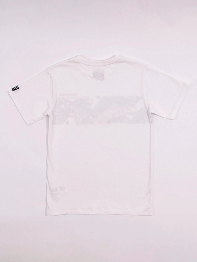 POLERA NIÑO CLOUDBREAK MANGA CORTA ALGODÓN BORDADO - 4