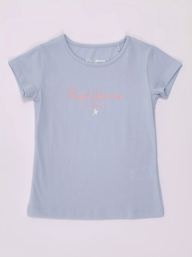 POLERA NIÑA PEPE JEANS MANGA CORTA HANNAH ALGODÓN - 1