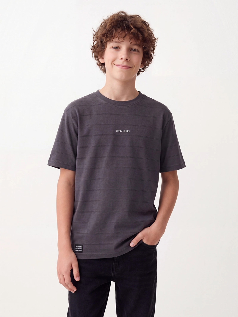 POLERA NIÑO CLOUDBREAK MANGA CORTA ALGODÓN