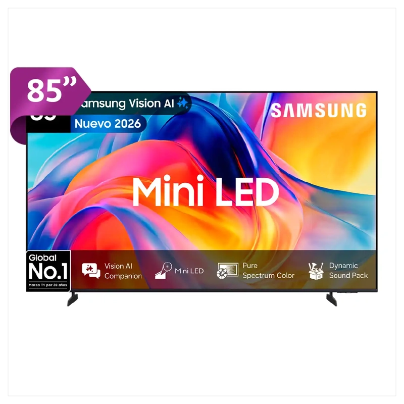 SMART TV SAMSUNG MINI LED 4K UHD 85” UN85M70HAGXZS - 1