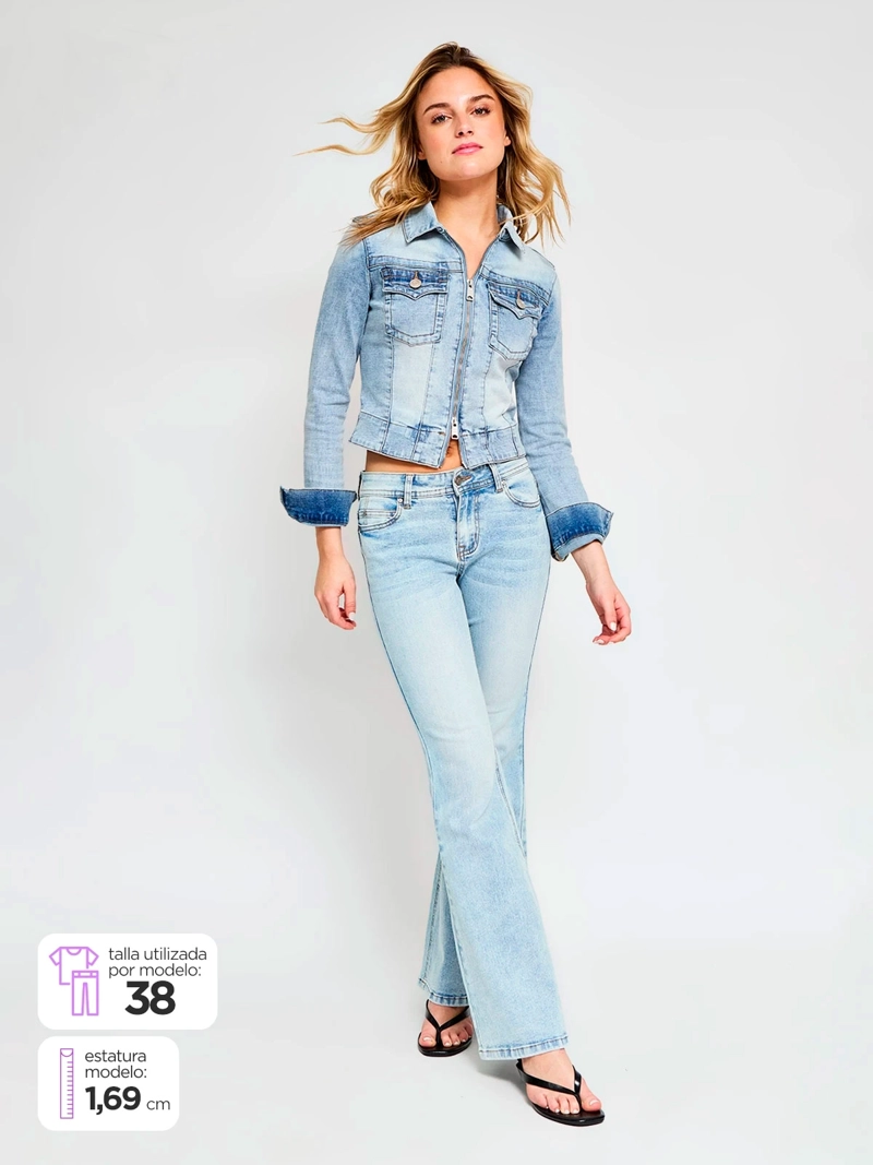 JEANS MUJER INDEX FLARE - ELEGIDO TINI - 3