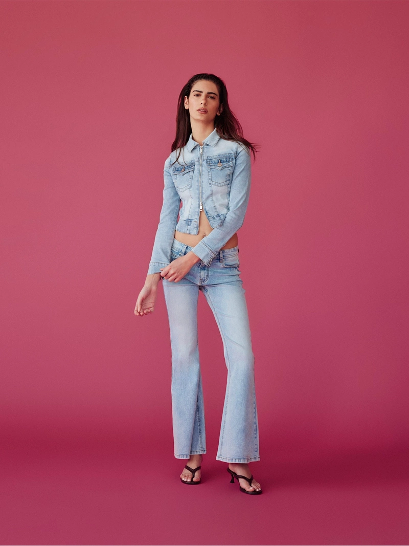 CHAQUETA MUJER INDEX CORTA DENIM - ELEGIDO TINI