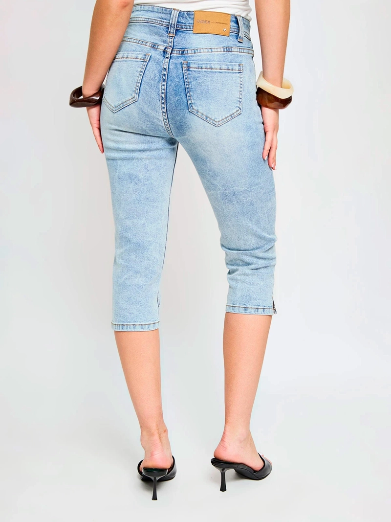 JEANS MUJER INDEX ALGODÓN CAPRI - ELEGIDO TINI - 5