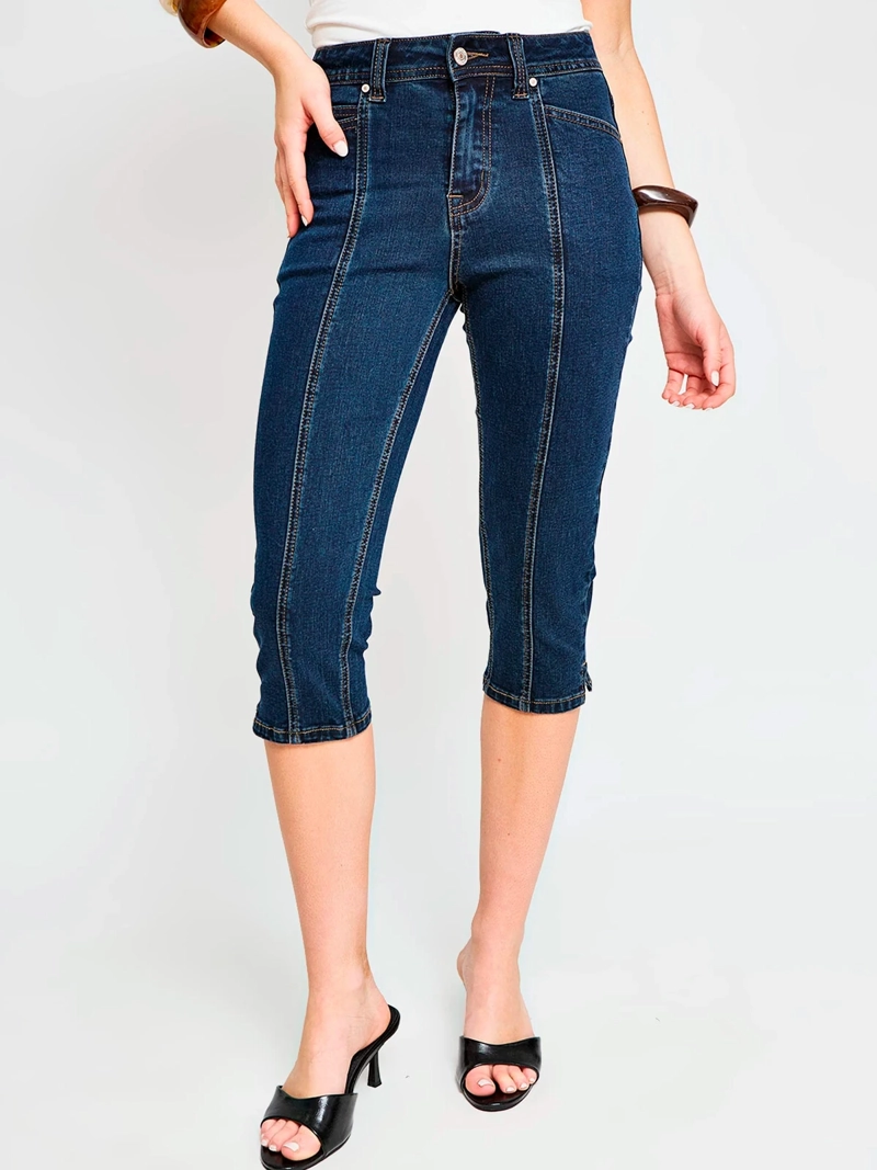 JEANS MUJER INDEX ALGODÓN CAPRI - ELEGIDO TINI - 2