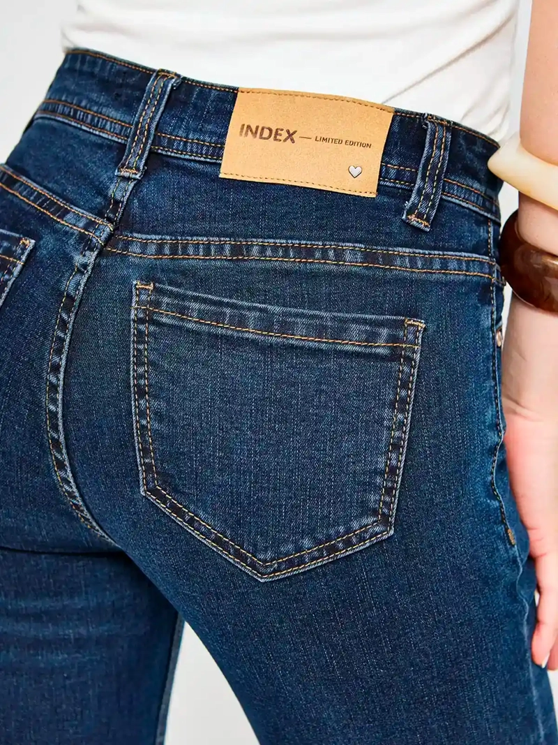 JEANS MUJER INDEX ALGODÓN CAPRI - ELEGIDO TINI - 4