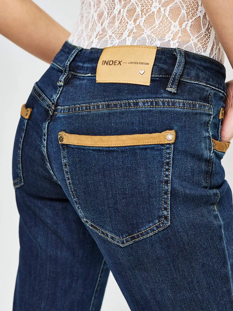JEANS MUJER INDEX LOW RISE FLARE - ELEGIDO TINI - 4