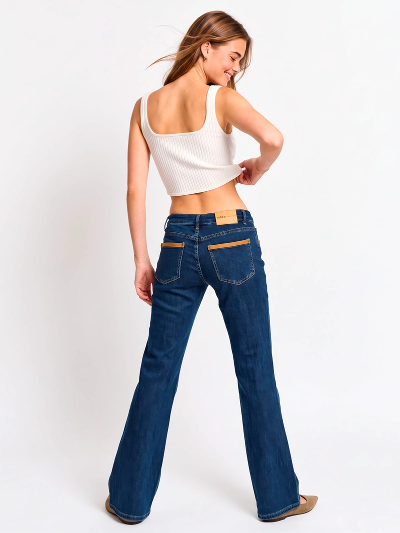 JEANS MUJER INDEX ALGODÓN FLARE - 2