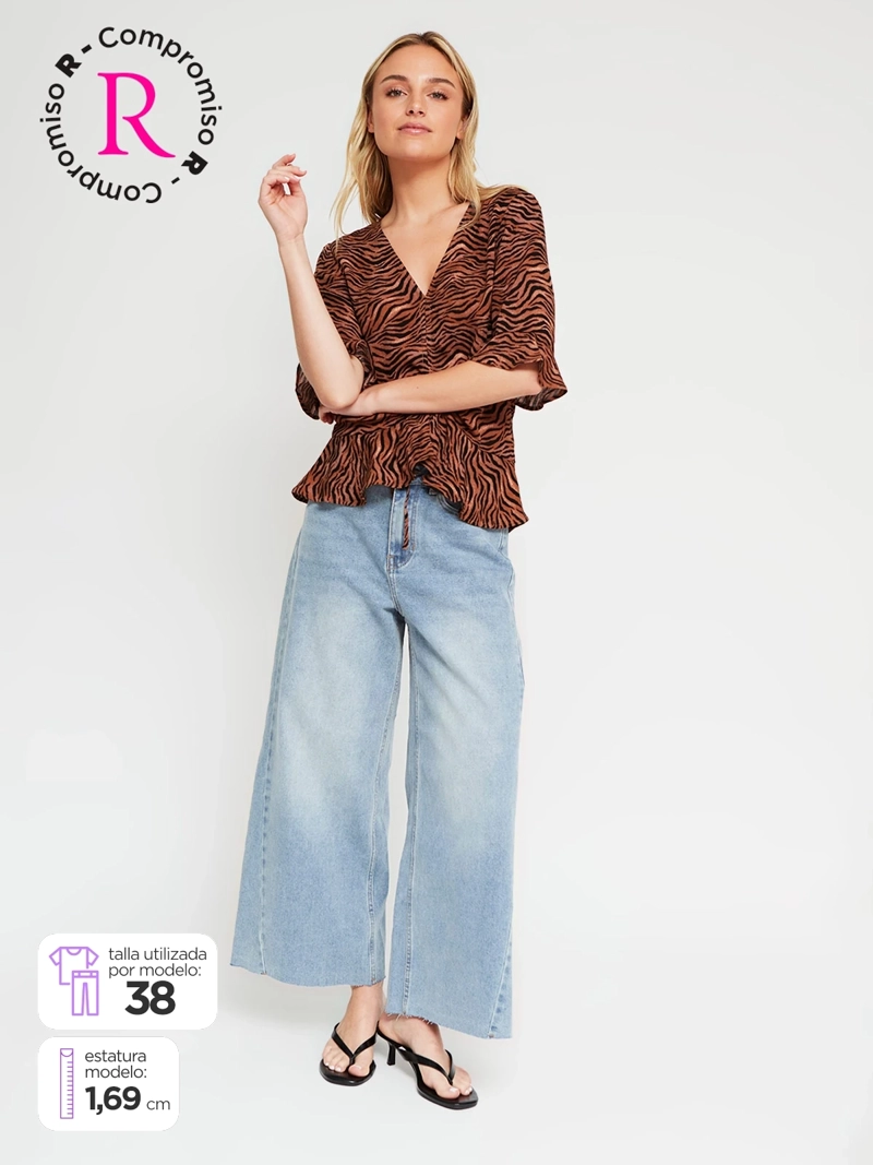 JEANS MUJER BARBADOS ALGODÓN WIDE