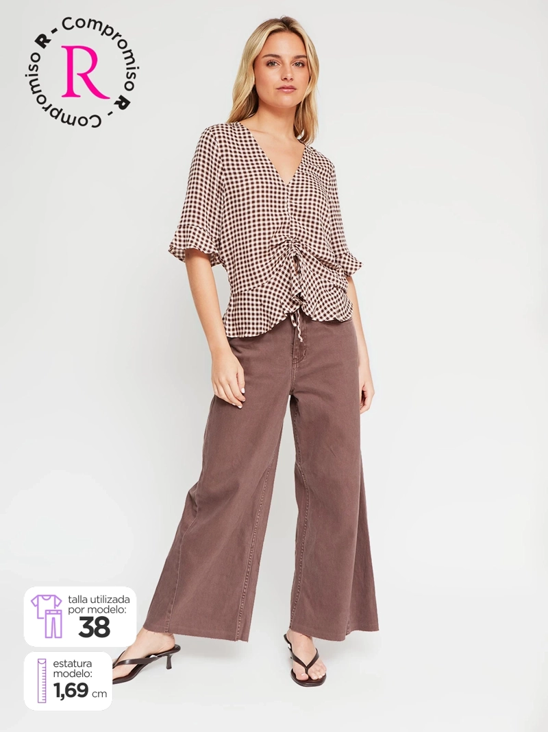 JEANS MUJER BARBADOS ALGODÓN WIDE - 1