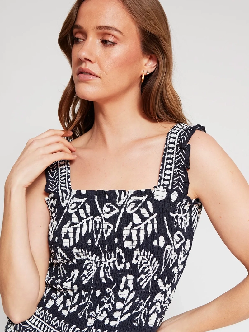 BLUSA MUJER TATIENNE SIN MANGAS ESTAMPADO - 3