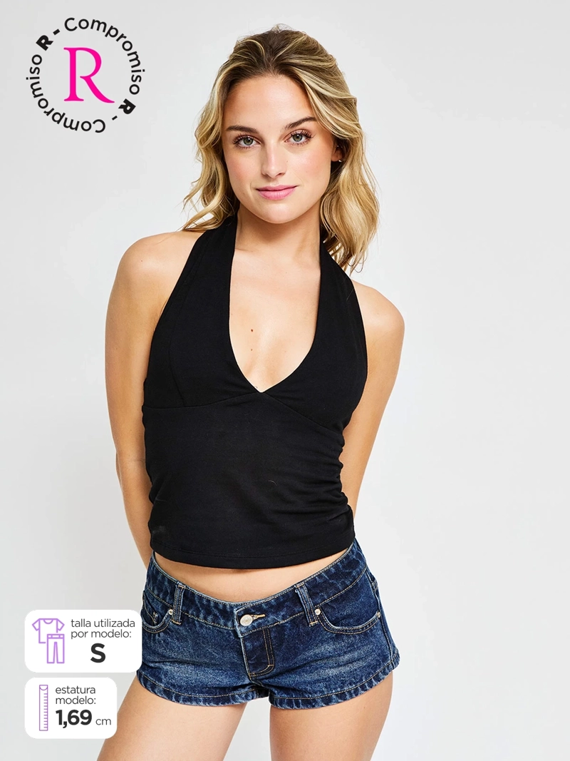POLERA MUJER INDEX HALTER - ELEGIDO TINI