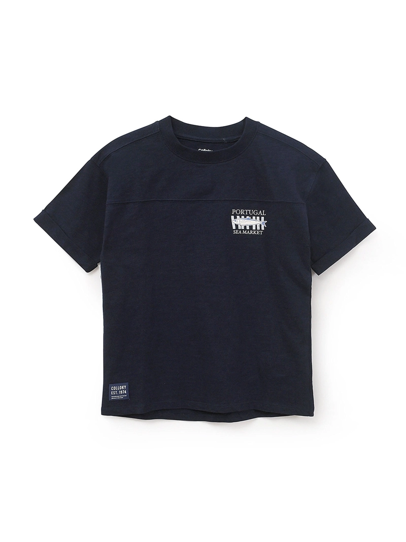 POLERA NIÑO COLLOKY MANGA CORTA SARDINAS - 1