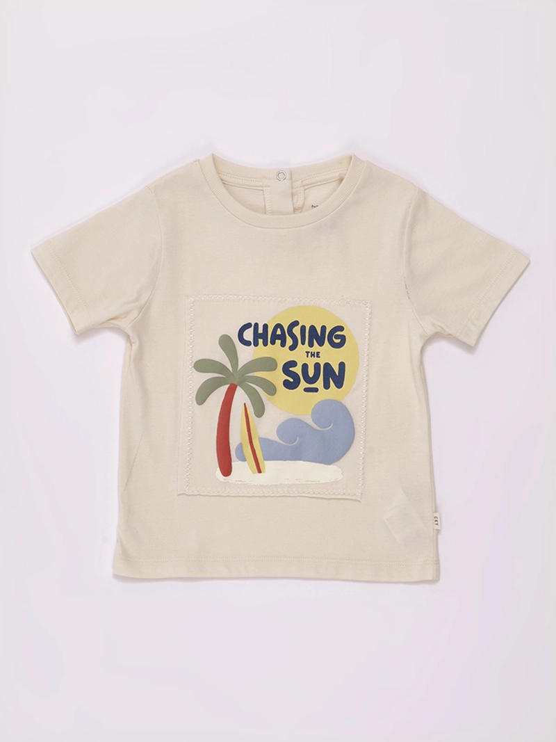 POLERA NIÑO COLLOKY MANGA CORTA ALGODÓN - 1