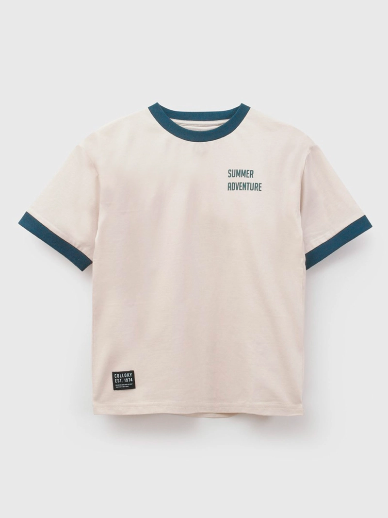 POLERA NIÑO COLLOKY MANGA CORTA ALGODÓN