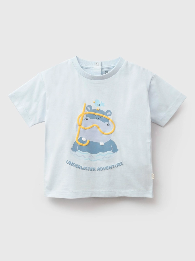 POLERA NIÑO COLLOKY MANGA CORTA ALGODÓN HIPO