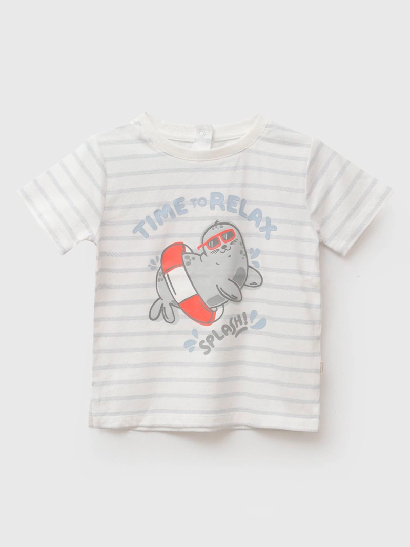 POLERA NIÑO COLLOKY MANGA CORTA ALGODÓN
