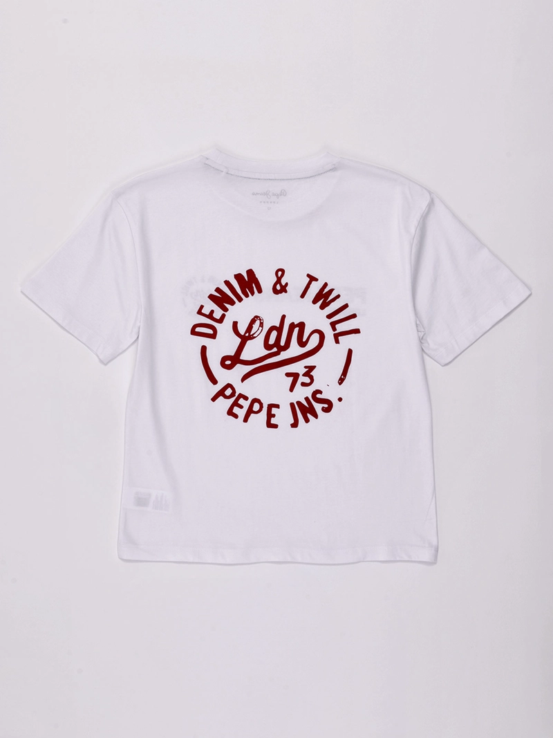 POLERA NIÑO PEPE JEANS ALGODÓN SAGE - 2