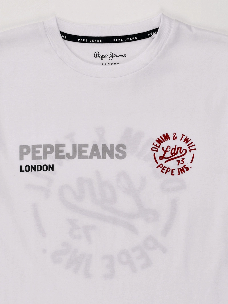POLERA NIÑO PEPE JEANS ALGODÓN SAGE - 3