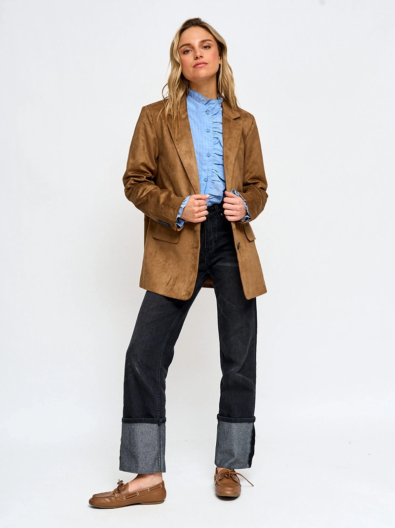BLAZER MUJER ONLY LARGO - 4