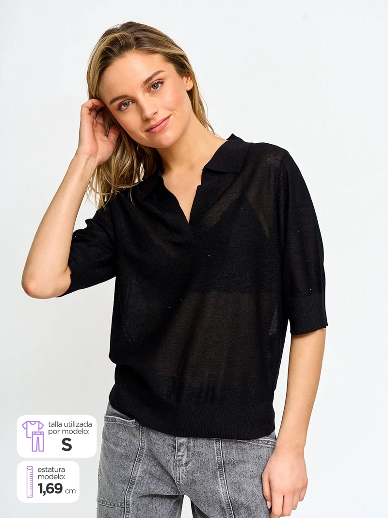 POLERA MUJER ONLY MANGA CORTA - 1