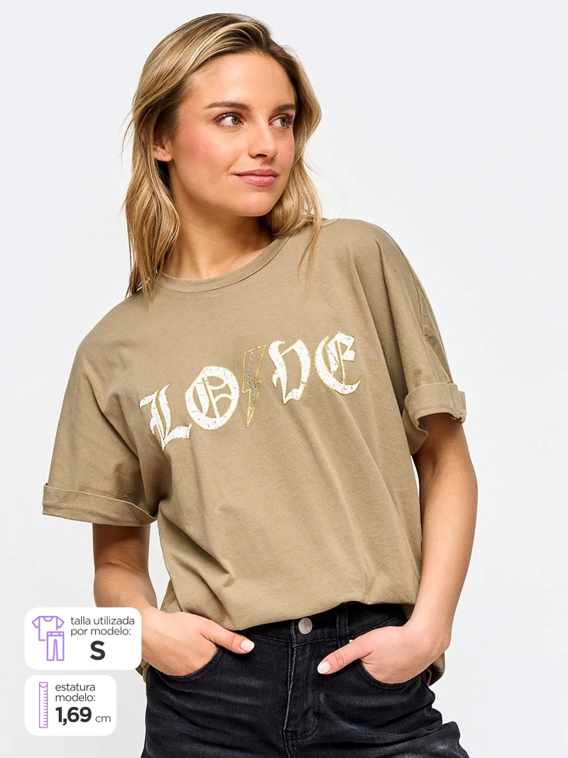POLERA MUJER ONLY MANGA CORTA} - 1